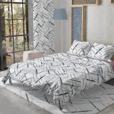 Півтораспальний комплект постільної білизни Home Line "СИНЬО-БІЛИЙ" 178676