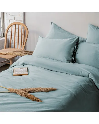 Євро комплект постільної білизни Issimo "SAVANNA MINT" 177188