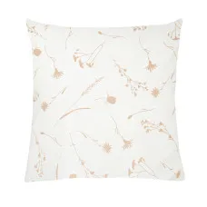 Наволочка бязева Home Line "Волошки бежеві на білому" 70х70см 165383