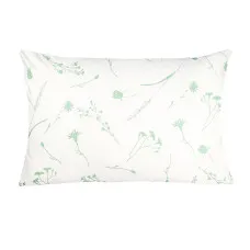 Наволочка бязева Home Line "Волошки зелені на білому" 50х70см 165380