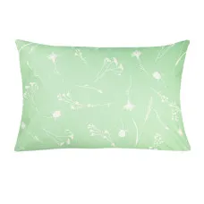 Наволочка бязева Home Line "Волошки білі на зеленому" 50х70см 163021