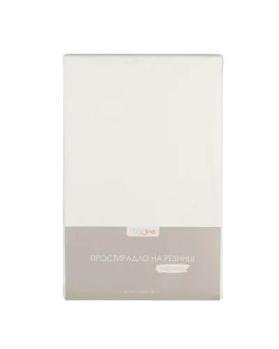 Простирадло трикотажне на резинці Home Line (кремовий) 160х200см 162610