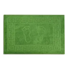 Рушник махровий (килимок) Home Line "Ніжки" (зелений), 50х70см 135807