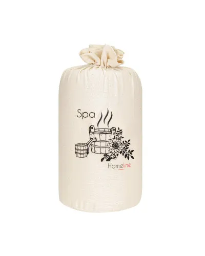 Сарафан махровий Home Line з вишивкою (кремовий) L/XL в сумці 178926
