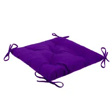 Подушка для сидіння "Спандекс на Зав'язках" Home Line (фіолетовий) 40x40см 179664